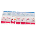 One Handed Push Button 7-Day Pill Organizer HA67585