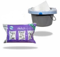 Cleanis Care Bag Disposable Commode Liner