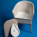 HPS5504 - Derby Basketweave Commode Chair