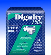 HI50055 - Dignity®  Plus Overnight Adult Fitted Briefs