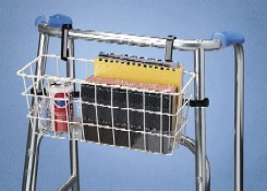 Walker Basket with Molded Plastic Tray