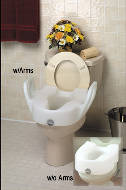 Lock On Elevated Toilet Seat
