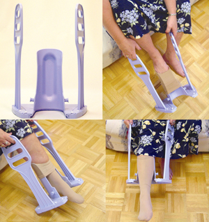Heel Guide Compression Stocking Aid