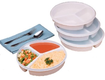Partitioned  Plate (pkg of 2)