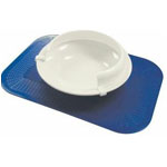 PA173 - No Slip Melamine Scoop Dish with Bumper