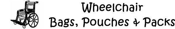 Wheelchair Bags, Pouches, and packs Category Banner