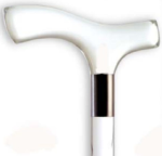 Lucite Cane with Derby Handle INV12254
